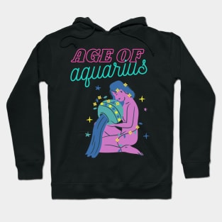 Age of Aquarius, t-shirt, photographic-print Hoodie